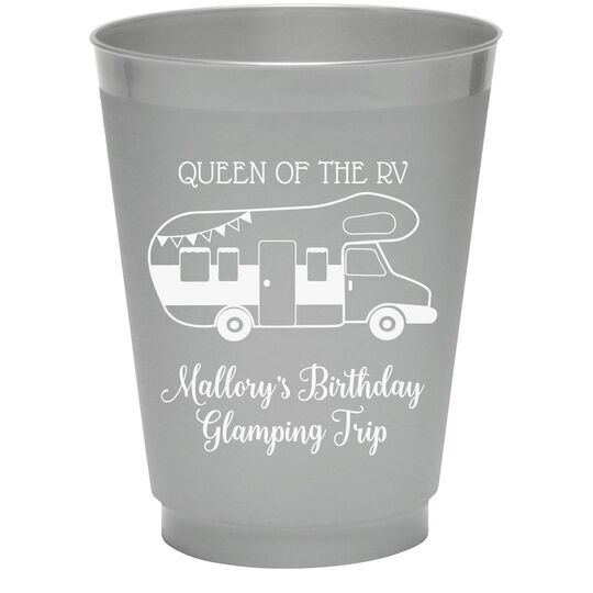 Queen of the RV Colored Shatterproof Cups